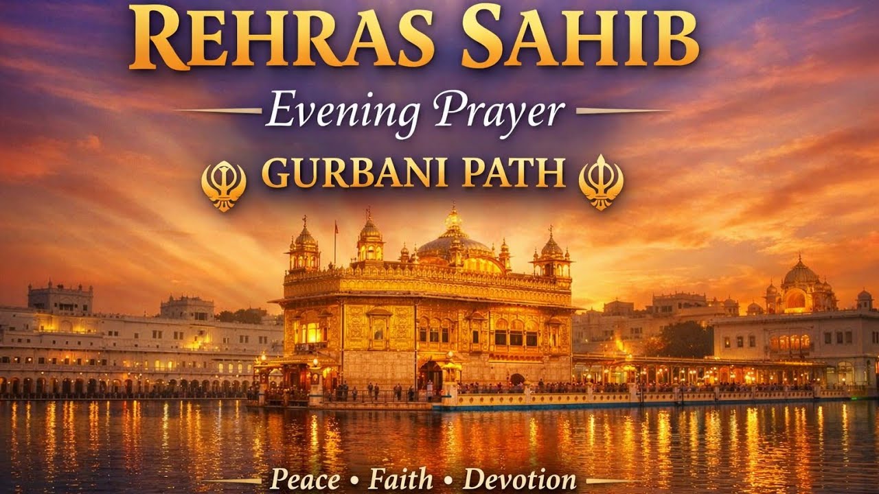 🔴 LIVE Rehras Sahib Path | Evening Nitnem Gurbani | Peaceful Rehras Sahib | WAHEGURUKIRTAN098