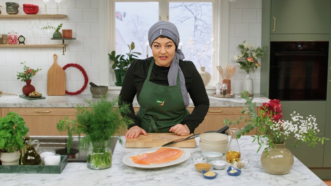 Gravad lax med hovmästarsås - Köket
