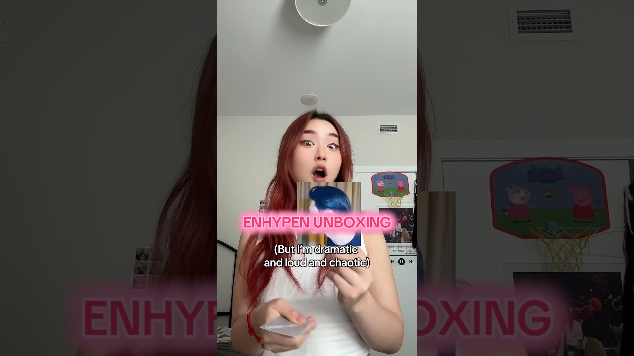 ✨ chaotic ✨ ENHYPEN unboxing!! #enhypen #heeseung #jay #kpop #unboxing #shorts