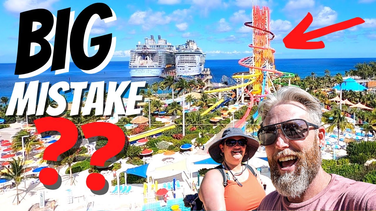 Did We Make a Mistake?  TODAY WE THRILL at Coco Cay - Thrill Water Park (Harmony of the Seas)