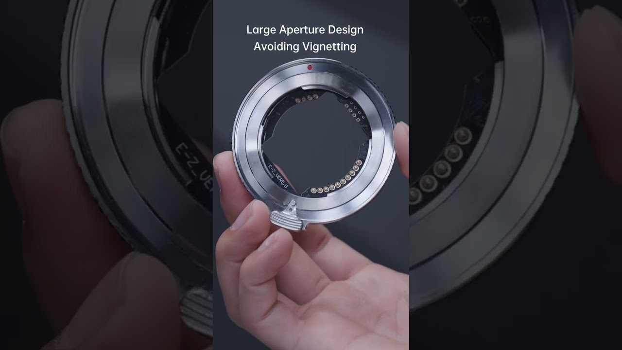 Viltrox E-Z mount adapter helps you use Sony E mount lenses to Nikon Z mount cameras.#viltrox