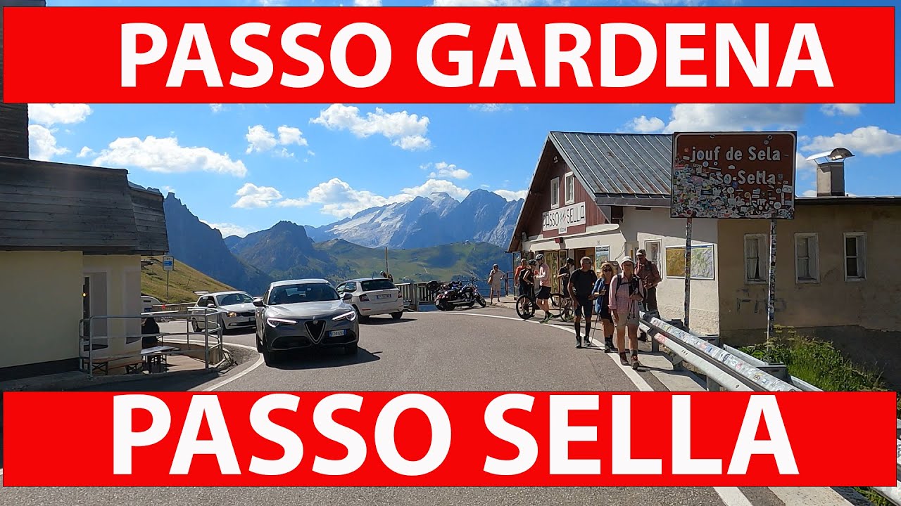 PASSO GARDENA + PASSO SELLA. PARTENZA DA CORVARA IN VAL GARDENA