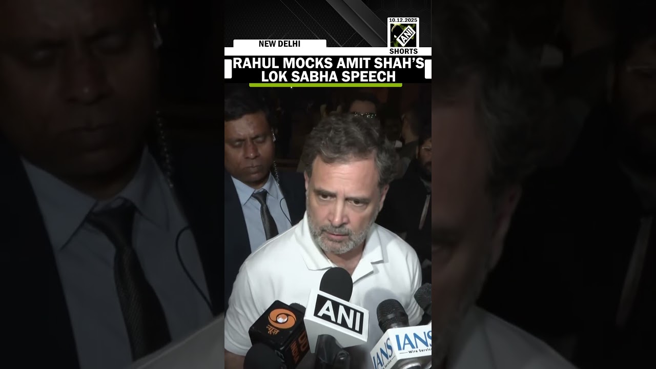 &ldquo;Completely defensive response&hellip;आपने उनका चेहरा तो देखा होगा&rdquo; Rahul Gandhi mocks Amit Shah&rsquo;s speech
