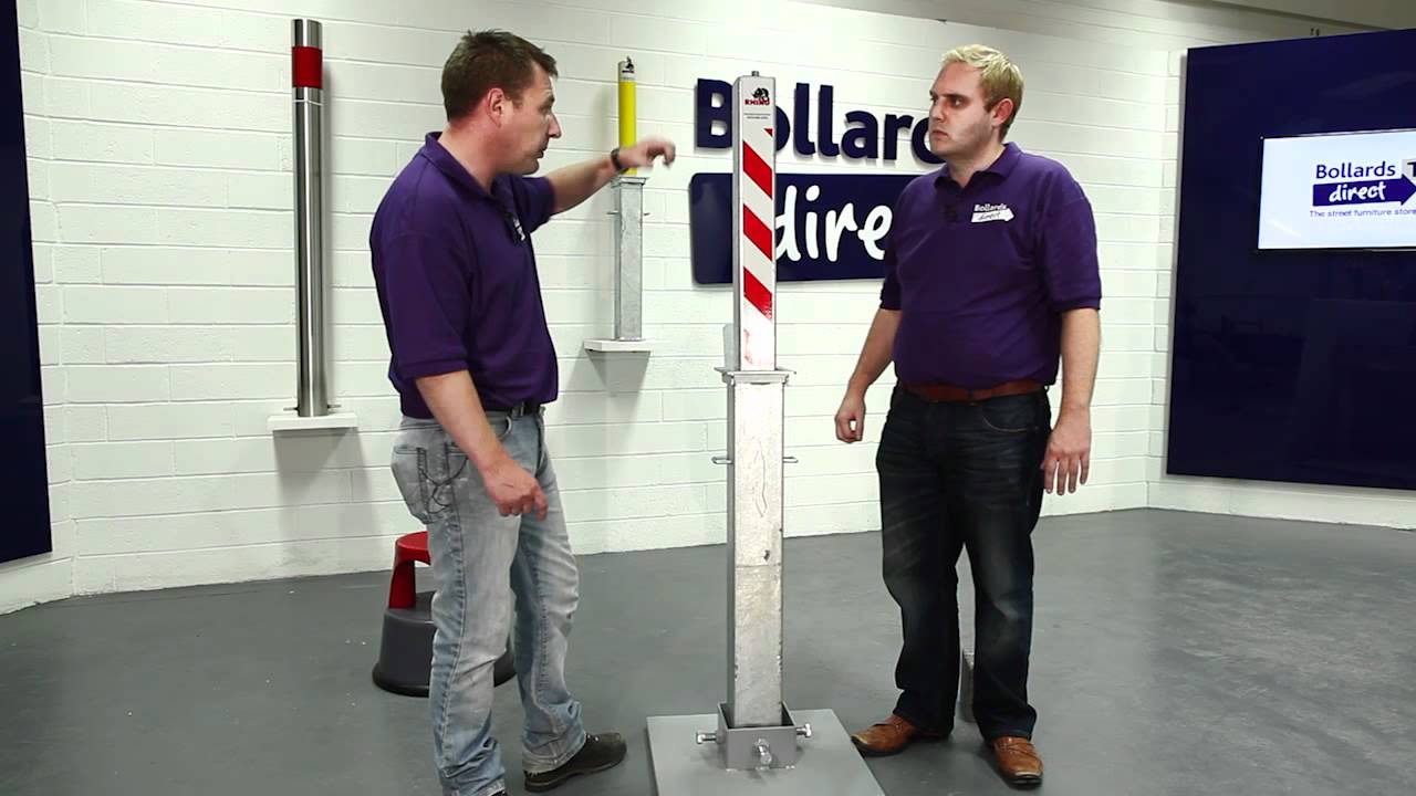 Rhino RTSQ8 Square Steel Telescopic Bollard
