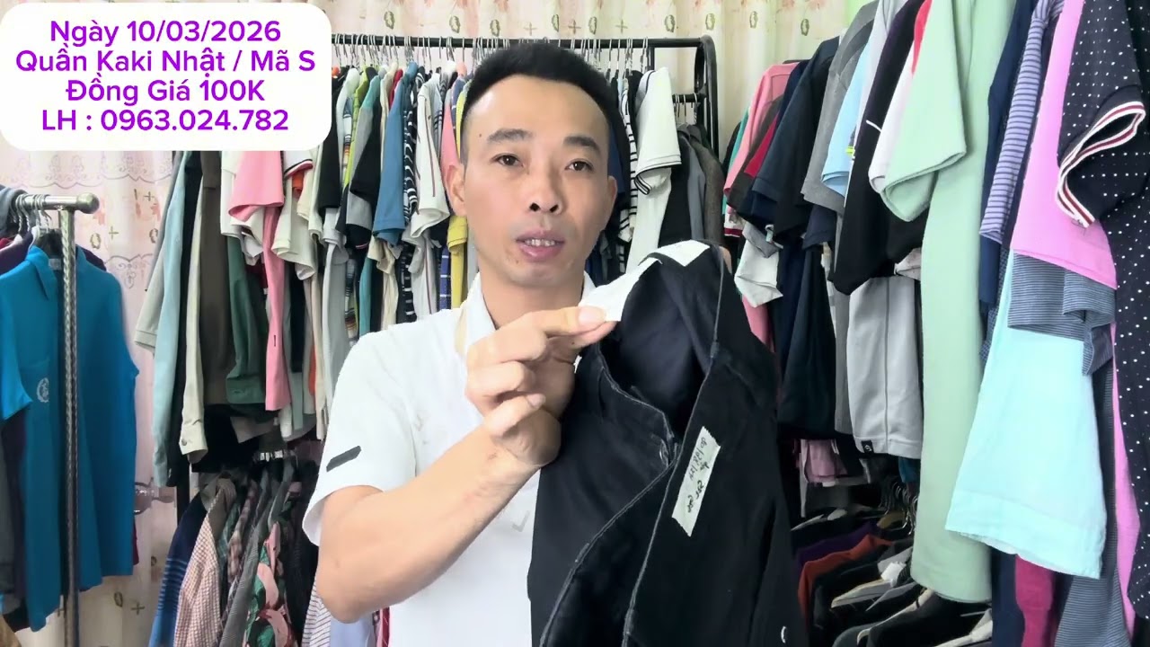 [10|3] SALE QUẦN KAKI NHẬT | ĐỒNG GIÁ 100K | MUA 2 QUẦN MIỄN SHIP | LH : 0963.024.782