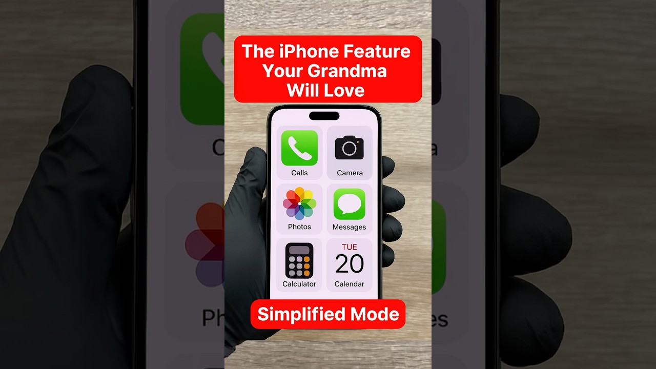The iPhone Feature Your Grandma Will Love &ndash; Simplified Mode!