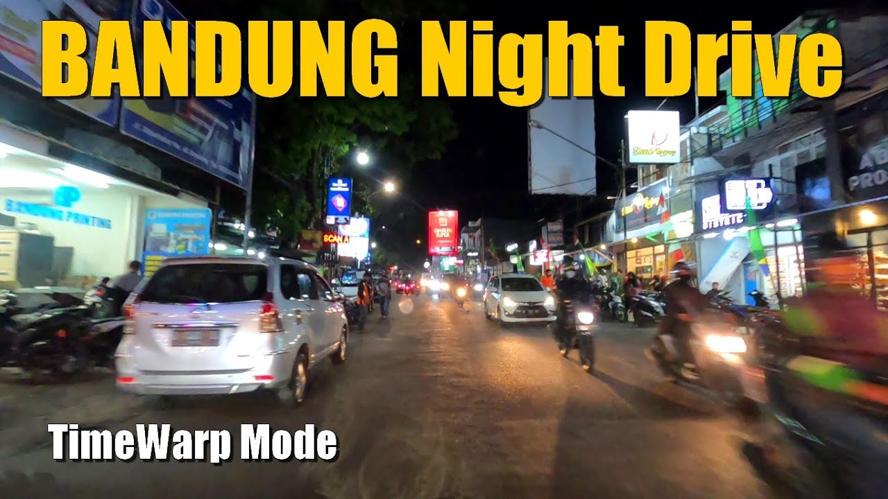 BANDUNG Night Drive | INDONESIA