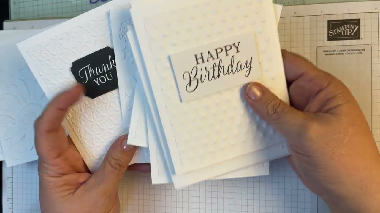 How to use my New Embossed Cards (listed on Etsy)
