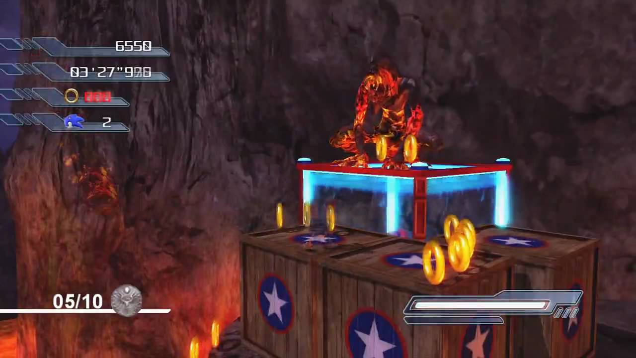 Sonic - Act 5 Flame Core Silver Medals