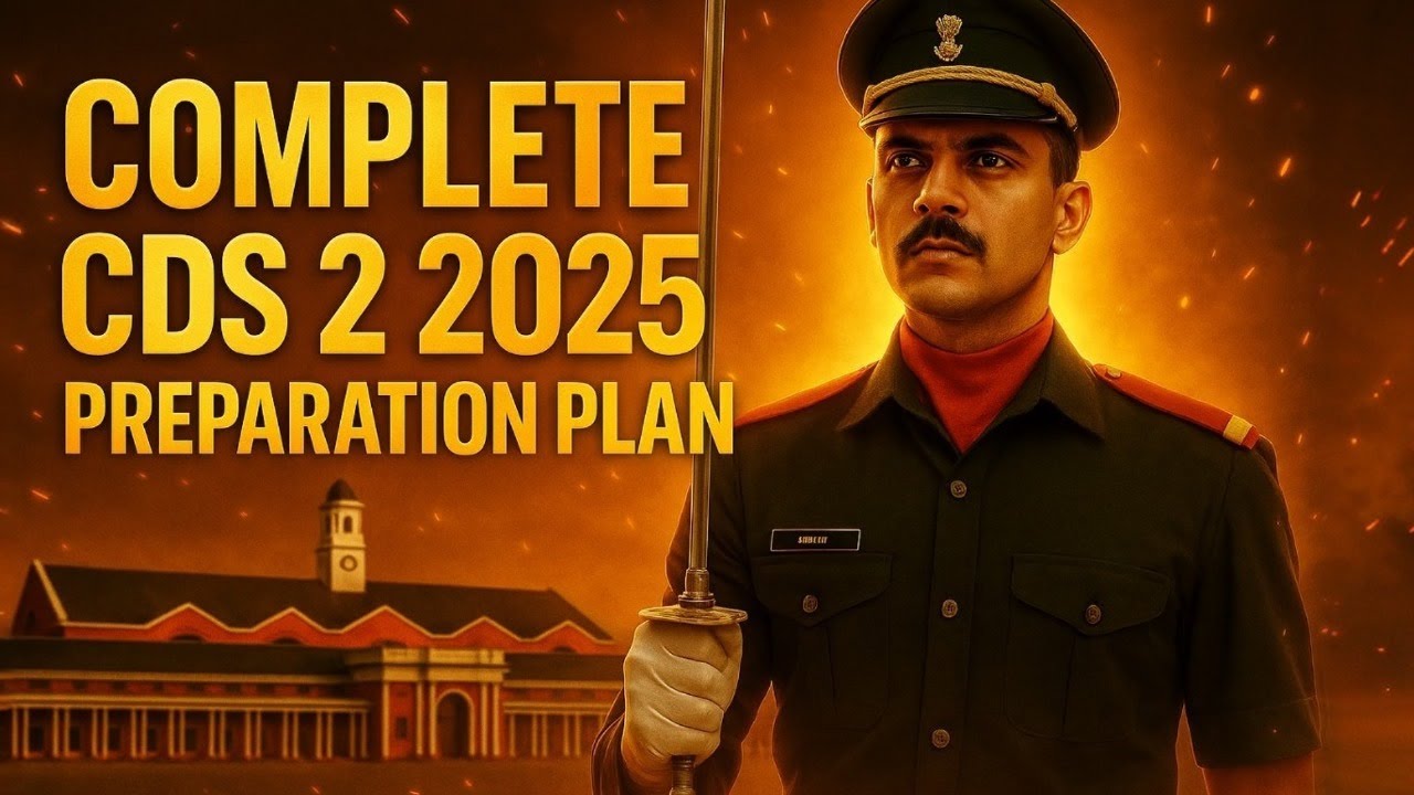 CDS 2 2025 Preparation Plan I Mastered CDS 2 2025 Exam in Record Time by Shubham Varshney | C