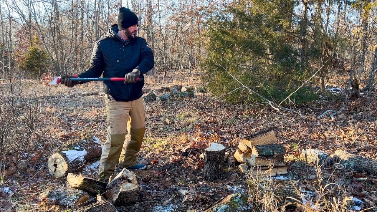 CUTTING FIREWOOD | Husqvarna 540i XP chainsaw