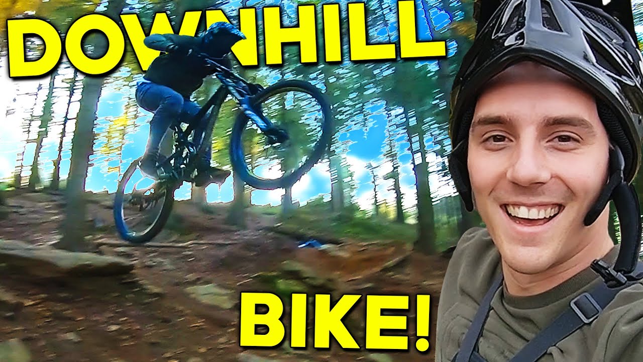1. mal DOWNHILL BIKE testen! (Besser als Trail Bike?) - Fixx MTB