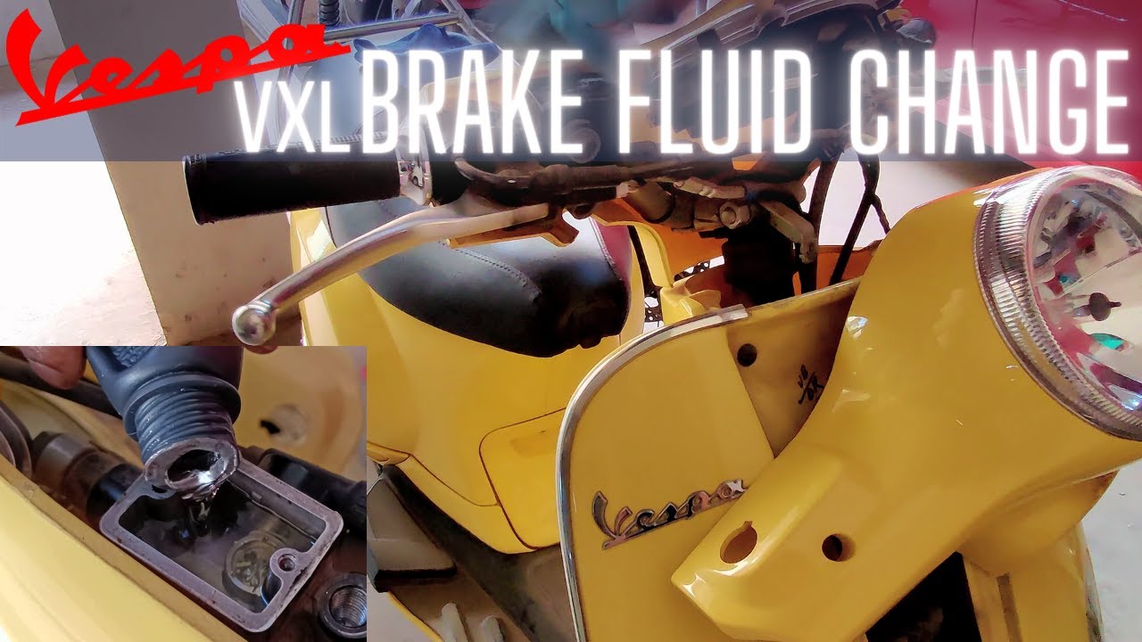 Brake Fluid Change - Vespa VXL