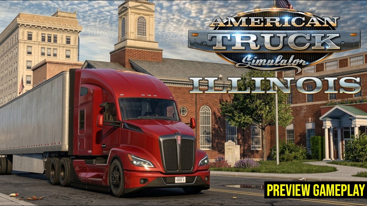 ATS Illinois DLC Preview ᐅ Early Access GAMEPLAY 🔴 LIVE [503] AMERICAN TRUCK SIMULATOR