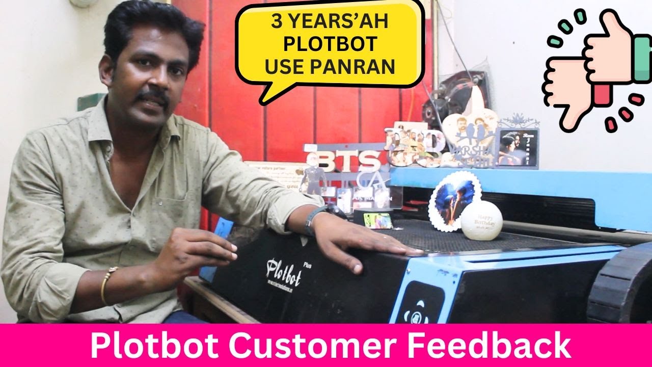 Long-Term Review | CO2 laser cutting machine | Plotbot Plus | Guna from Crazyprintz | Sivakasi