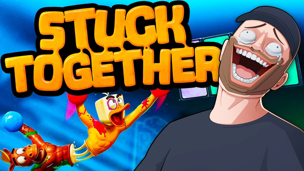 NEW Co-Op Game! - STUCK TOGETHER with SideArms!