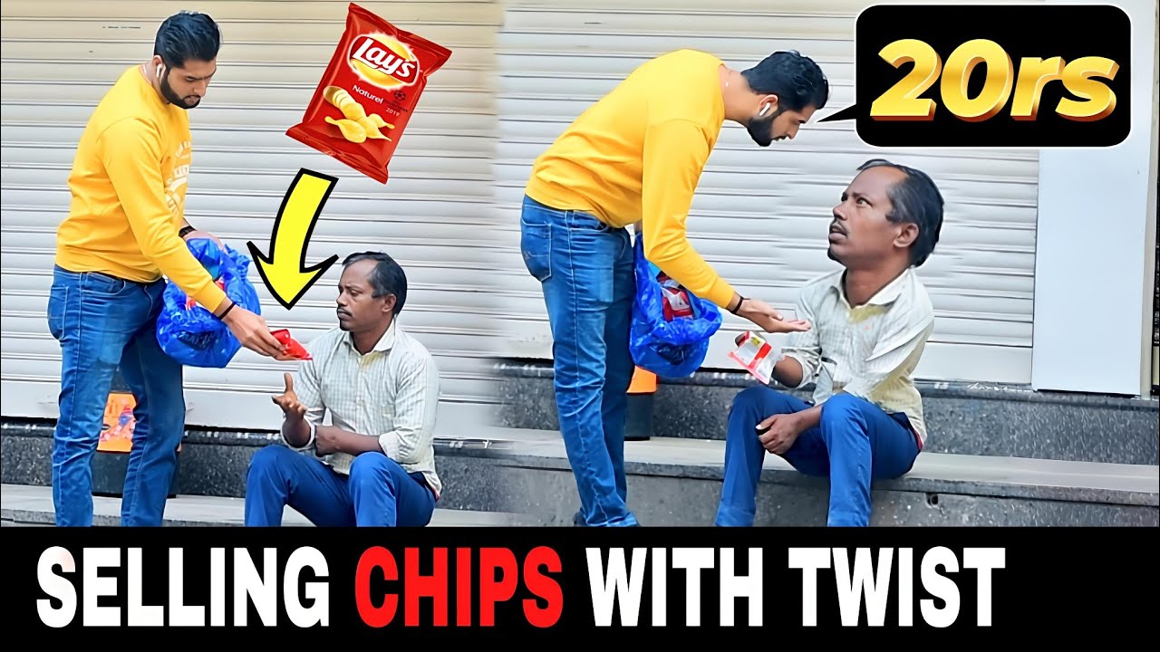 Selling Chips with Twist Prank 😅 | Prakash Peswani |