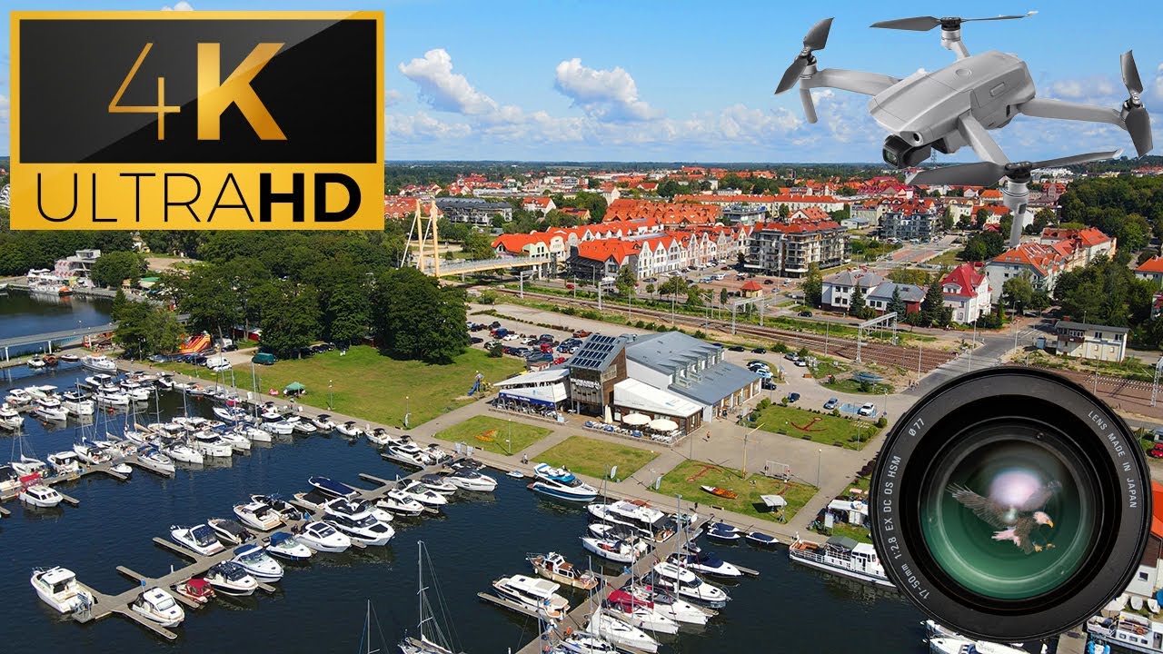 Jezioro Niegocin, Giżycko, twierdza Boyen [4K Polska dronem]
