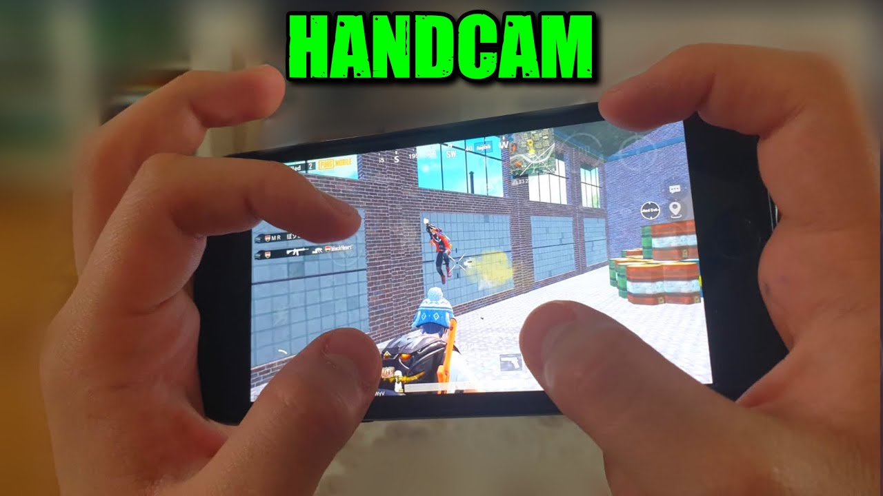 iPhone 8 Plus PRO HANDCAM! | NAXMI 5 FINGER + FULL GYRO!! | PUBG MOBILE
