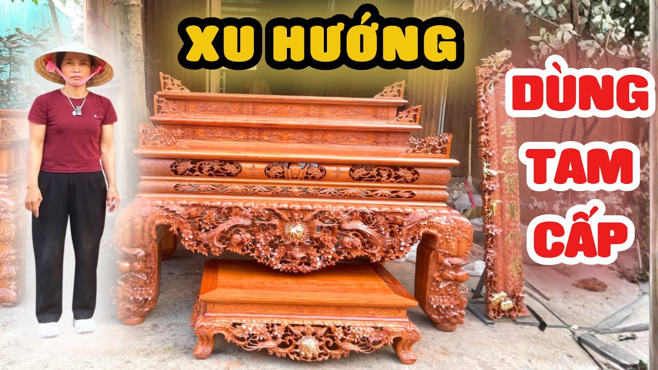 XU HƯỚNG 2026 : Bàn thờ Gia tiên Nhị cấp, Tam cấp | Vua Sập Thờ - Tứ Linh vẫn là lựa chọn Hàng Đầu