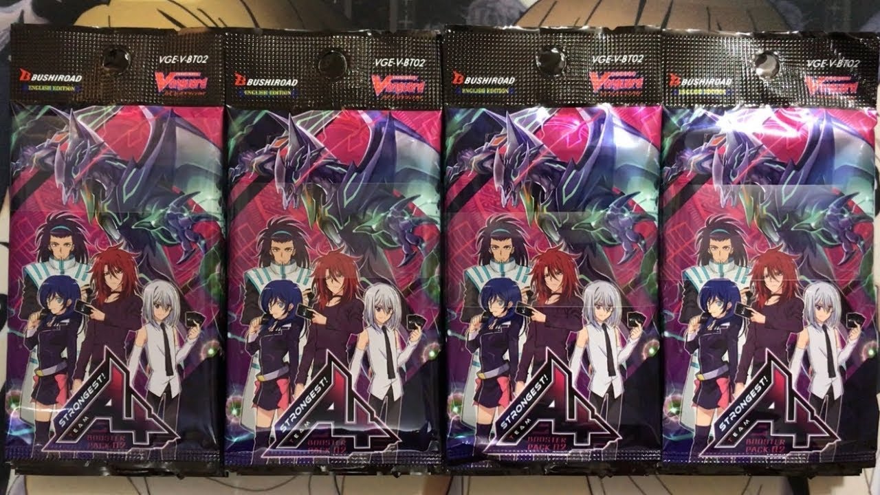 Opening My Cardfight Vanguard Strongest Team AL4 Sneak Preview Booster Packs