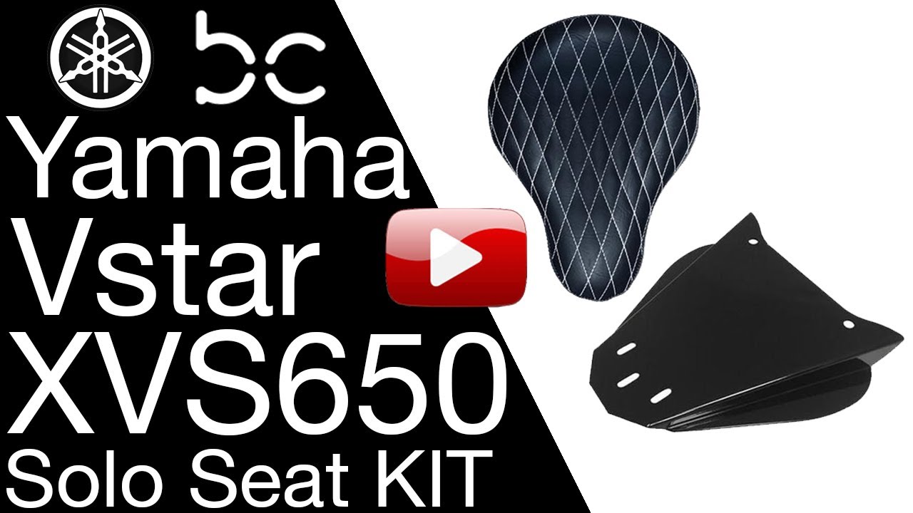 XVS650 Bobber Seat Solo Conversion Kit Yamaha V-Star Dragster BobberCycle