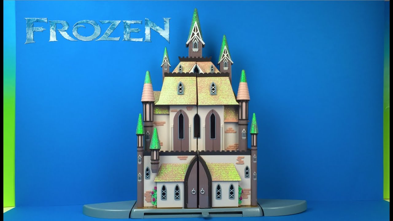 Disney FROZEN Castle of Arendelle Playset with Elsa The Ice Queen Anna and Olaf The Snowman