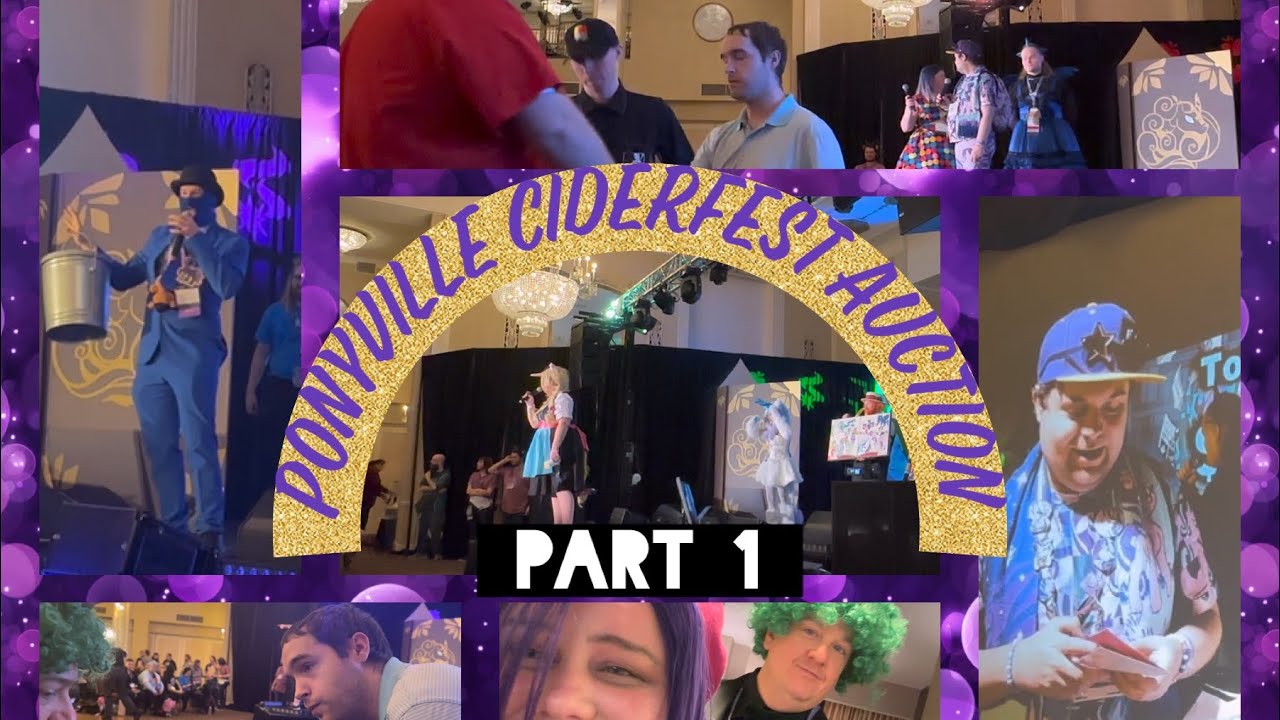 Phauxe & Krystal’s investigate Ponyville Ciderfest| vlog 28|  Charity Auction part 1