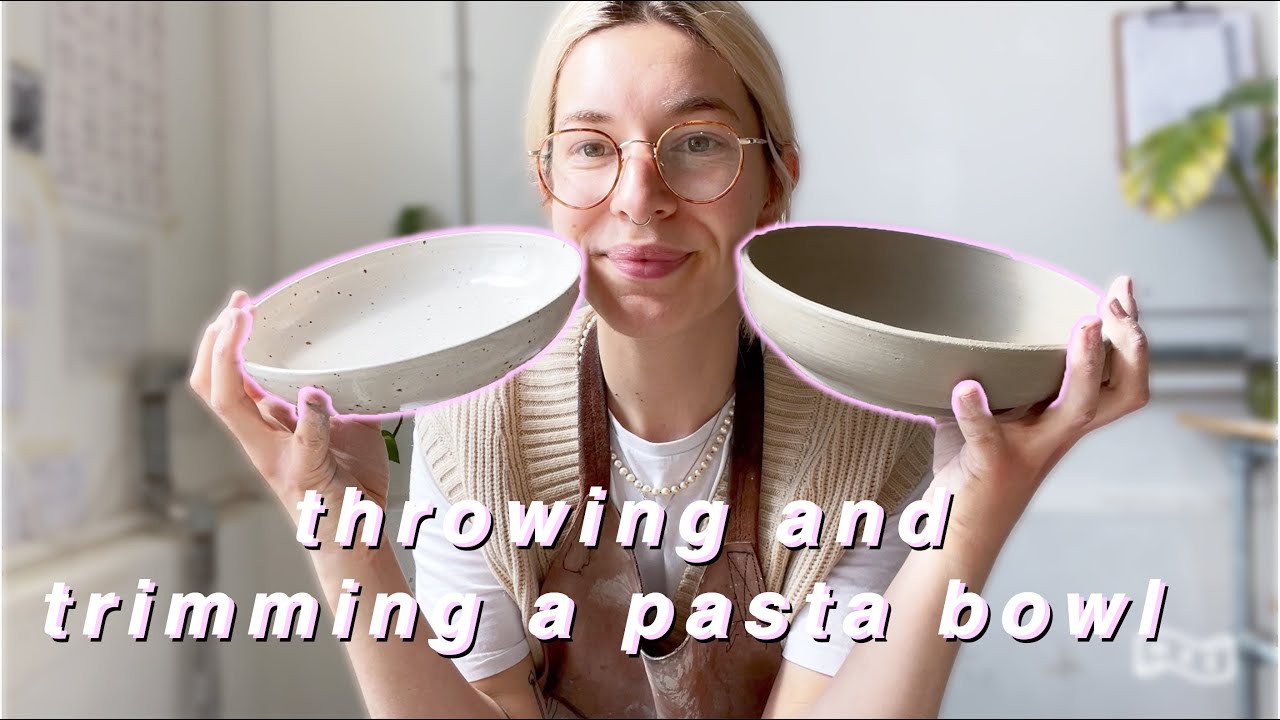 Подбрасывание и обрезка миски с пастой | MAE CERAMICS