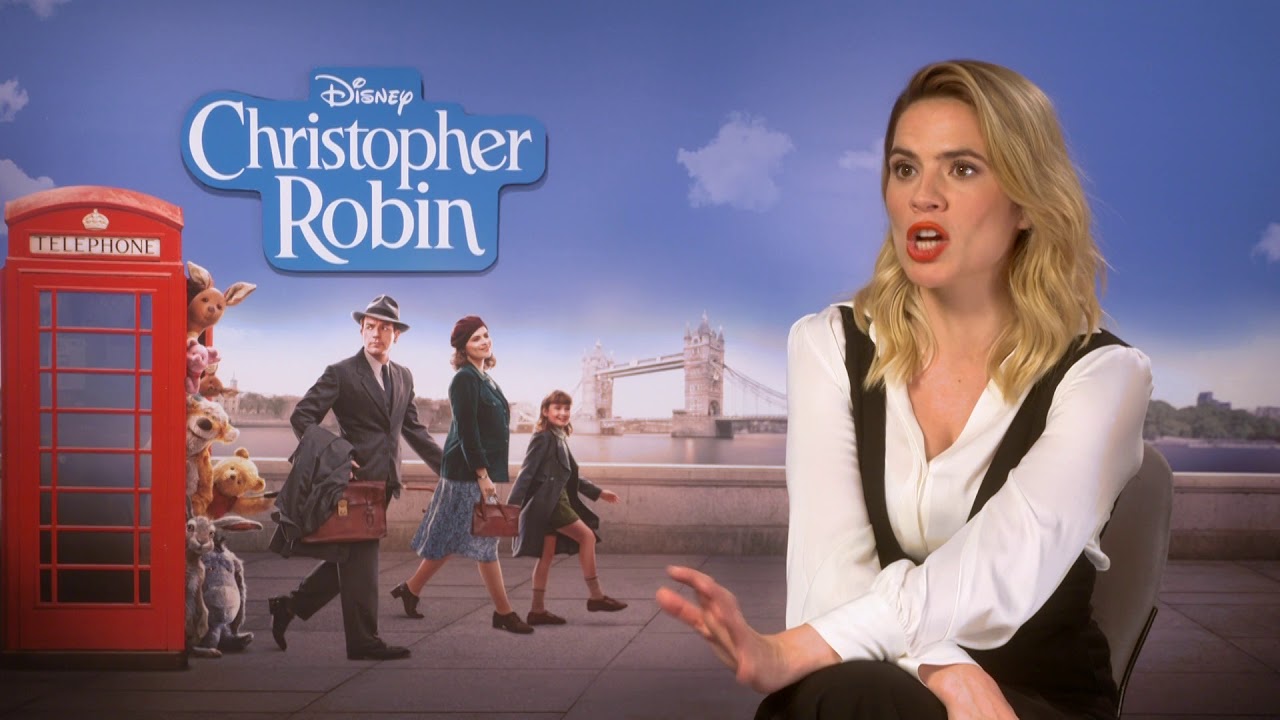 Christopher Robin star Hayley Atwell was an 