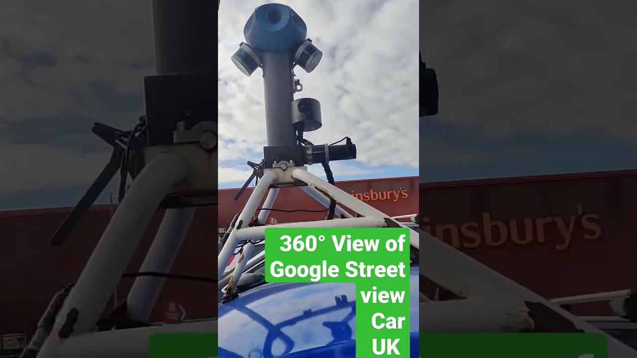 360&deg; view of #google #streetview #car #maps  (360&deg;view of Google Street view car.