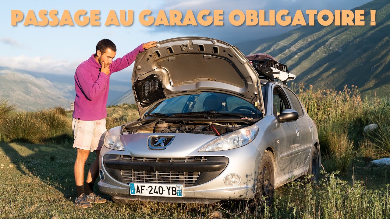Gros PROBLÈME MÉCANIQUE sur la 206 MOBILE (Albanie)