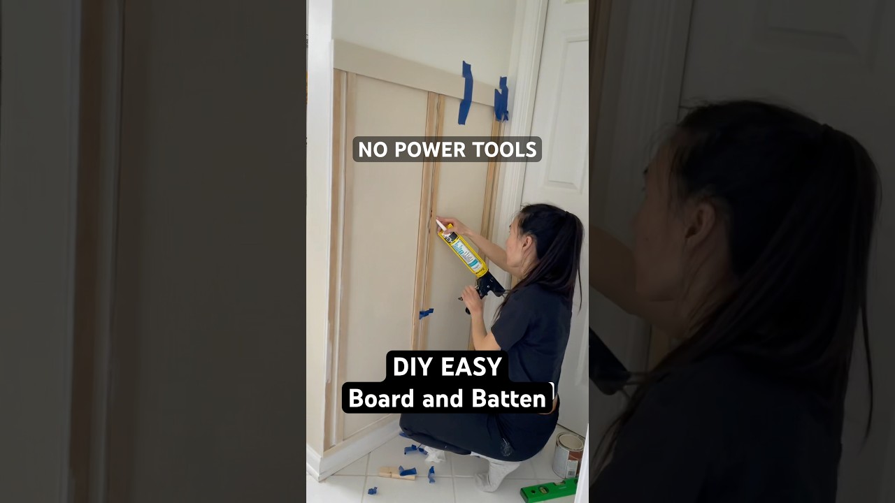DIY Easy Board and Batten Accent Wall | Wall Paneling Installation | Interior Design
