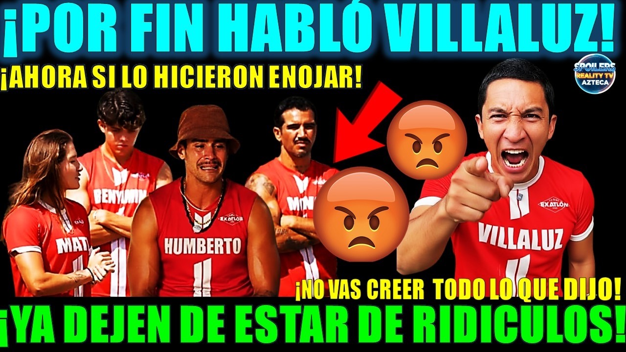 ¡POR FIN HABLÓ VILLALUZ! 💣El Atleta EXPLOTA y ENCARA a las Leyendas ¡YA BASTA DE ESTAR DE RIDÍCULOS!