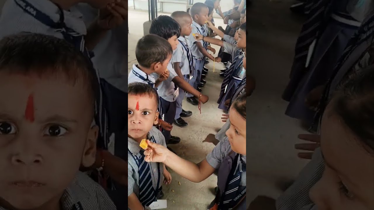 Rakshabandhan celebration in Gurukul Grove School