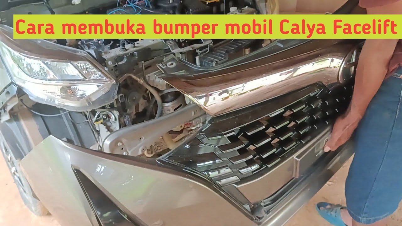 Cara membuka bumper Calya Facelift 