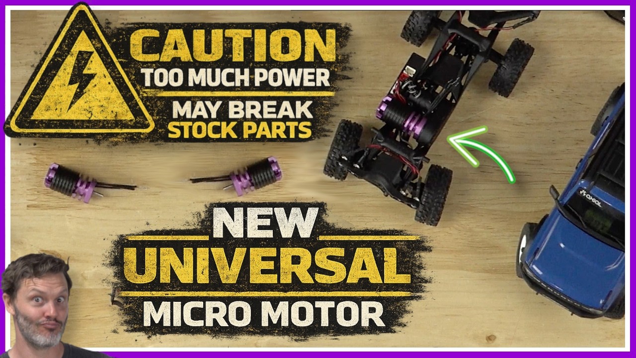 This 050 Motor Might Be TOO Powerful for Stock Mini Crawlers