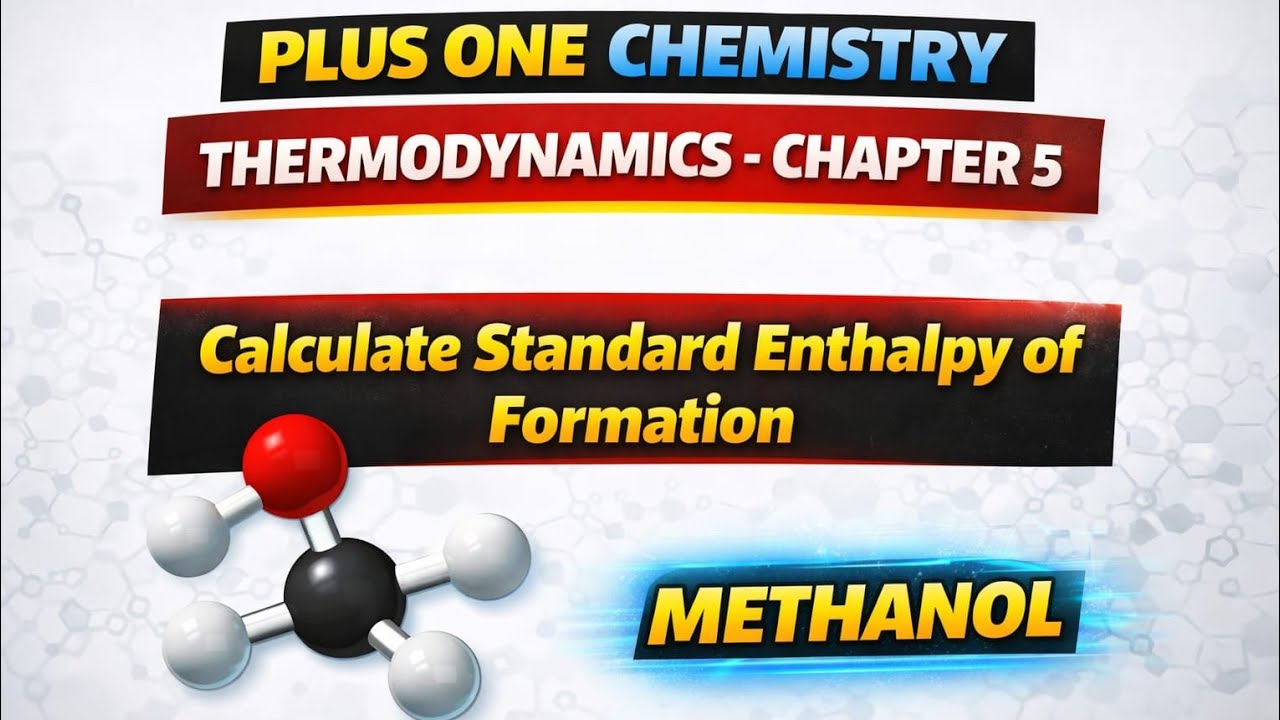 PLUS ONE CHEMISTRYTHERMODYNAMICS - CHAPTER 5Calculate Standard Enthalpy of Formation ΜΕΤΗΑΝOL 