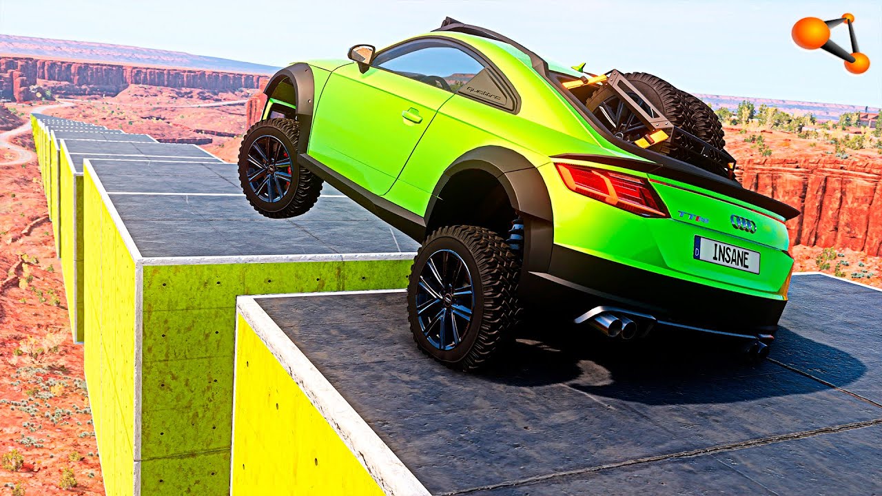Stairs VS Cars #27 - BeamNG drive
