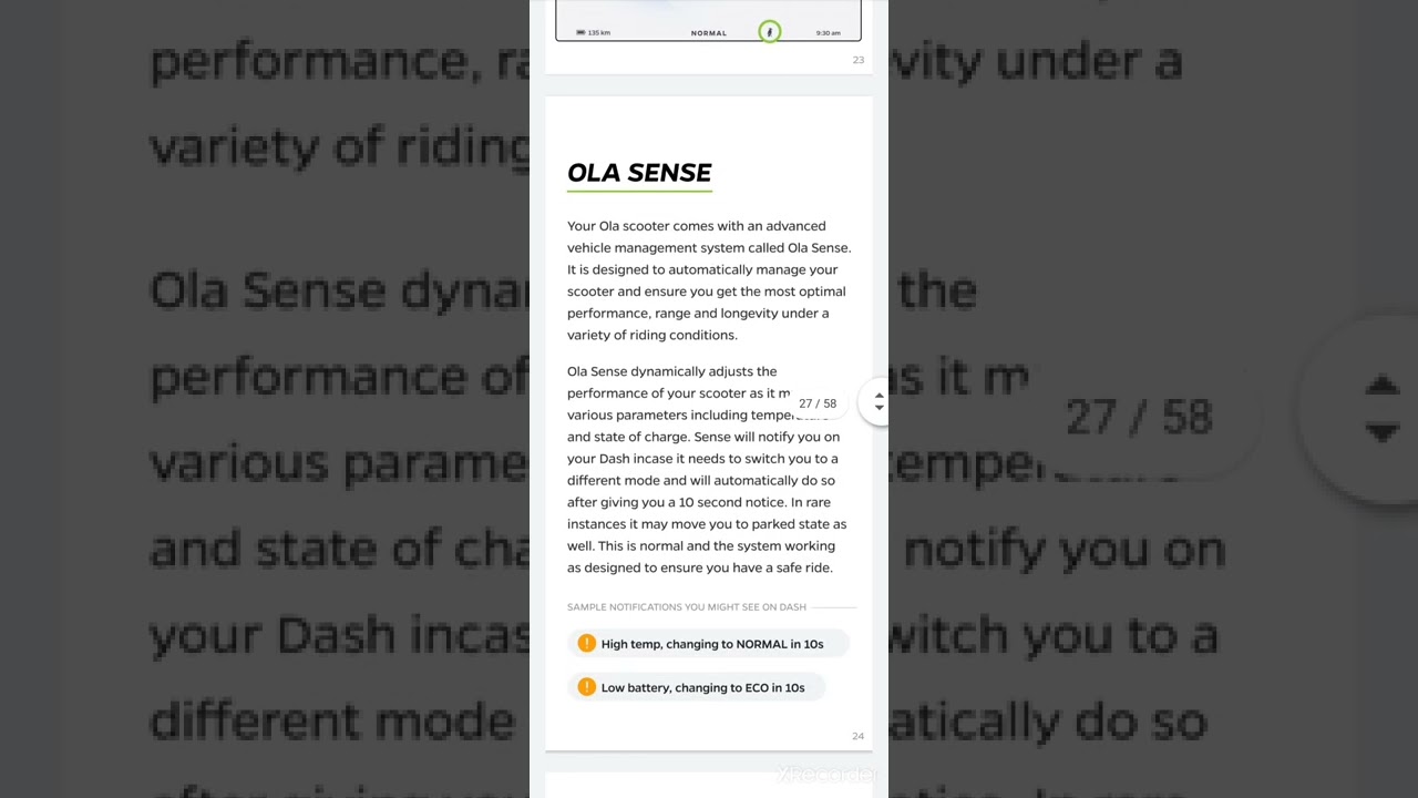 Ola electric scooter owner's manual, important points, customer service, cleaning, specifications