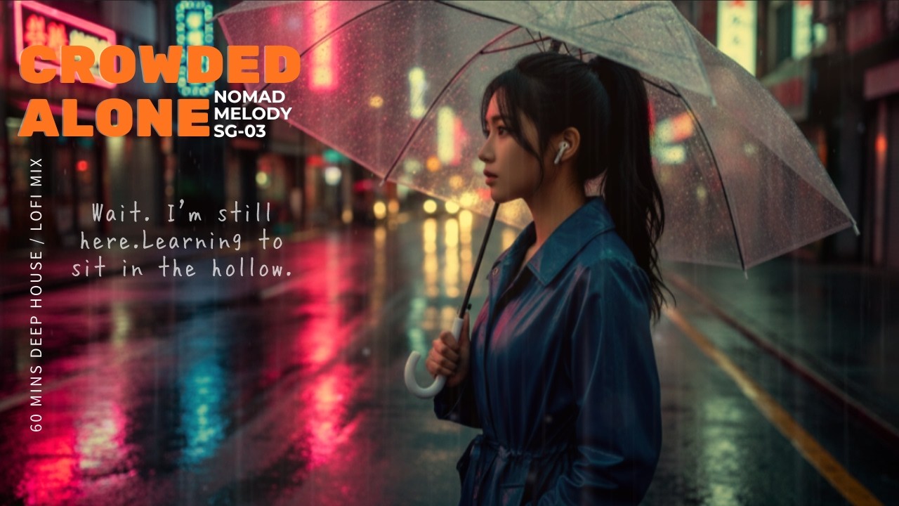 CROWDED, ALONE. // 128 BPM Urban Loneliness Protocol (SG-03) 🎧 1H Deep House Mix
