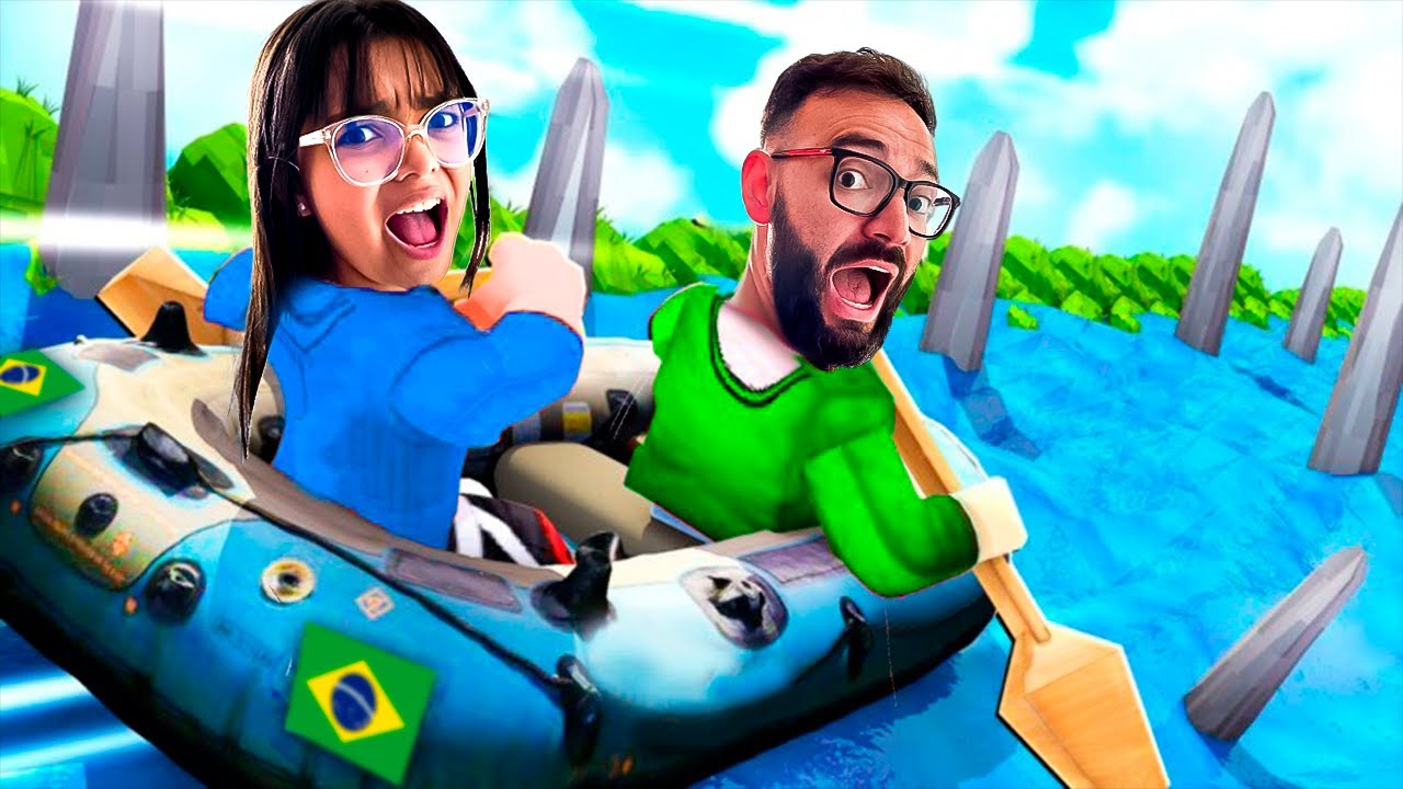 MEU PAI AFUNDOU NOSSO BARCO - ROBLOX BOAT RIDE INTO A BETTER LIFE!