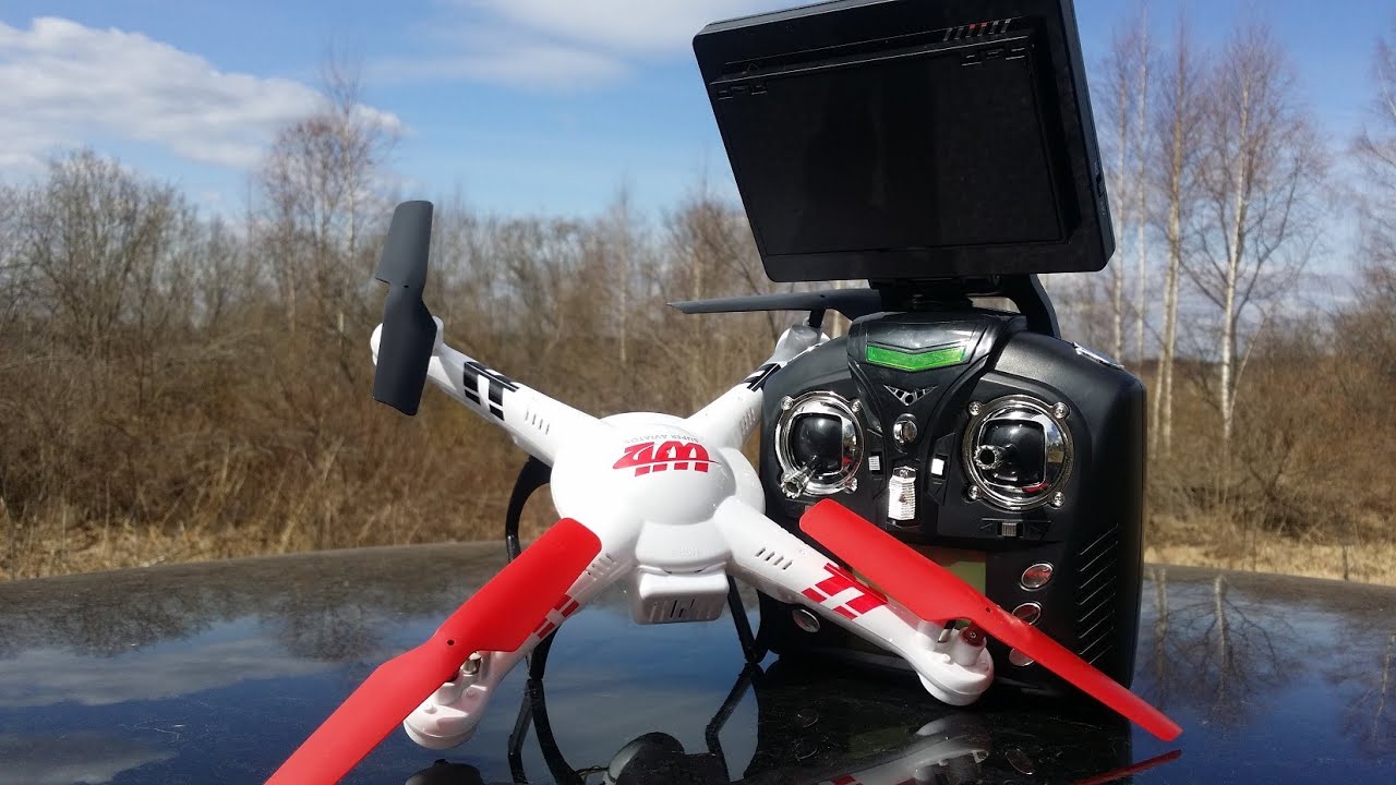 Распаковка и запуск квадрокоптера WLtoys V686G с FPV