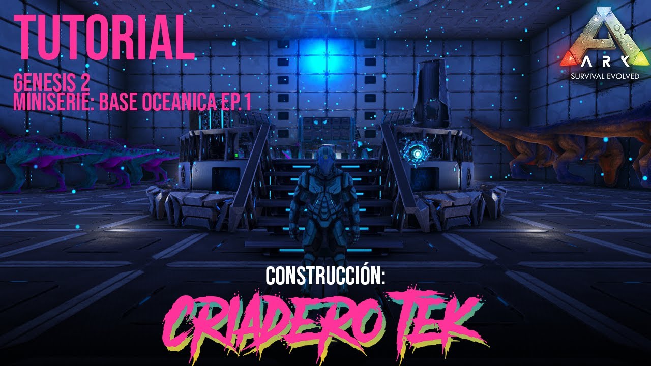 Construcción: Criadero Tek | Genesis 2 | Ark Survival Evolved PVE Oficial | #Vattghornn