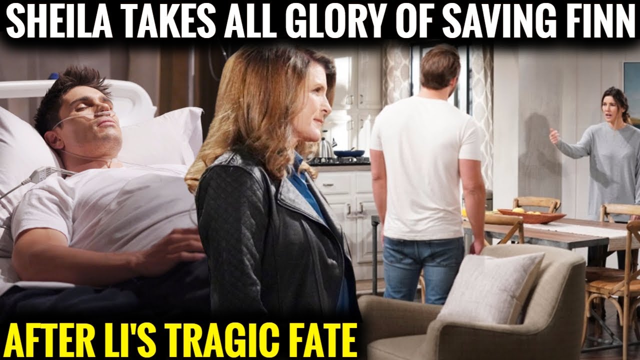 Sheila Takes All Glory of Saving Finn After Li's Tragic Fate CBS The Bold and the Beautiful Spoilers
