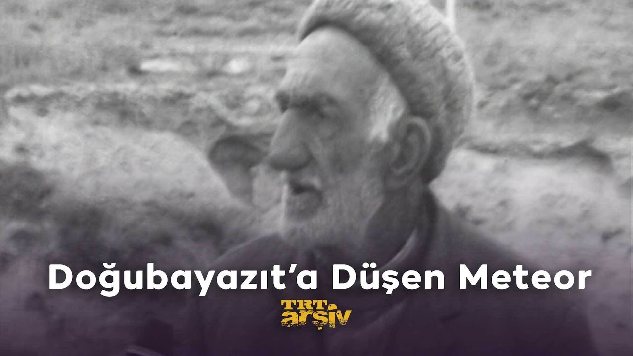 Doğubayazıt'a D&uuml;şen Meteor (1974) | TRT Arşiv