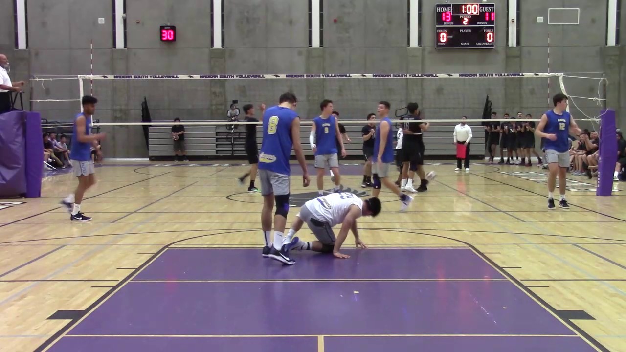 Clovis High Boys Volleyball vs Madera South  03-15-17 Set 2