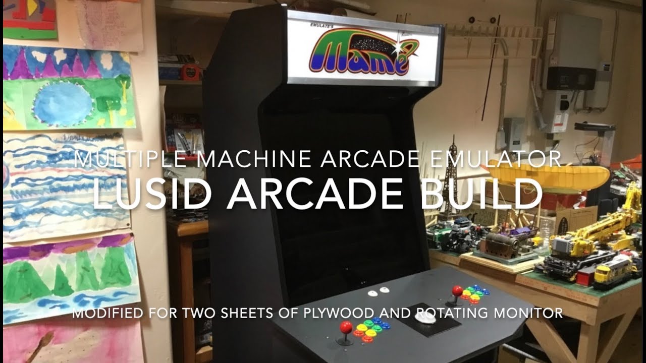 LuSid Arcade Cabinet Build for MAME / Retropie