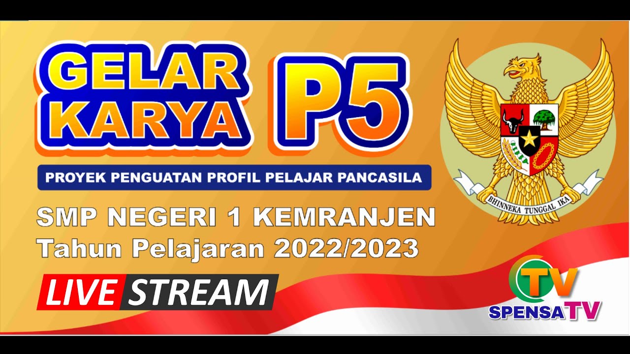 Gelar Karya(Pentas Seni dan Bazar) Projek Penguatan Profil Pelajar Pancasila (P5) SMPN 1 Kemranjen
