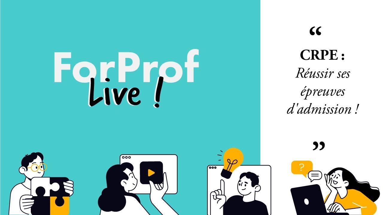 ForProf : Zoom sur les épreuves d'admission du CRPE